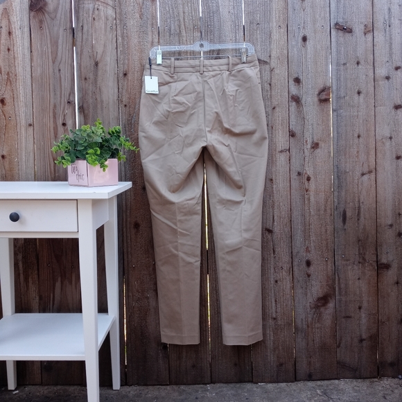 NWT Calvin Klein Khaki Dress Pants Size 4 - Picture 4 of 7